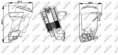 WILMINK GROUP wg1720033 -  масляный радиатор, двигательное масло